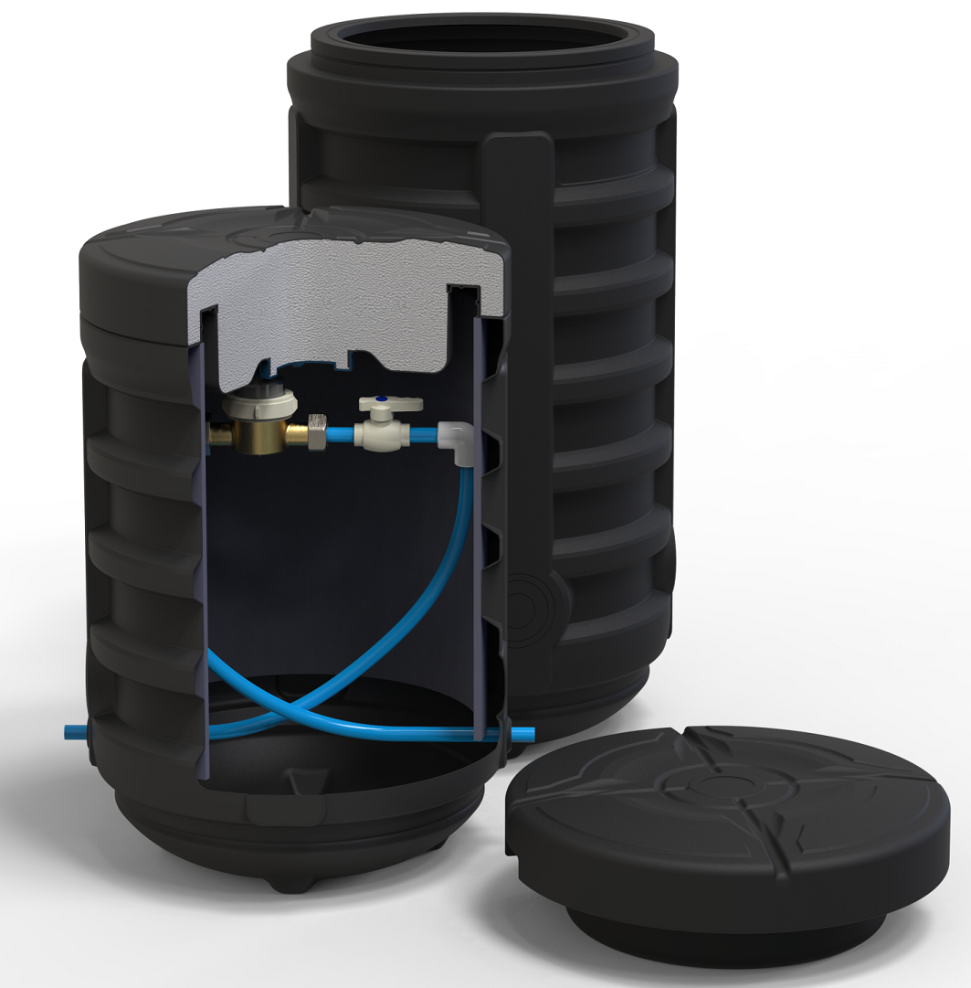 Arbore de contorizare a apei D810, H1280