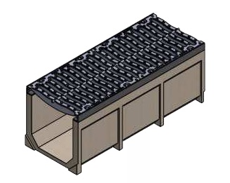 Линейни Отводнители, 400 x 1000 x 400 mm, Клас D400